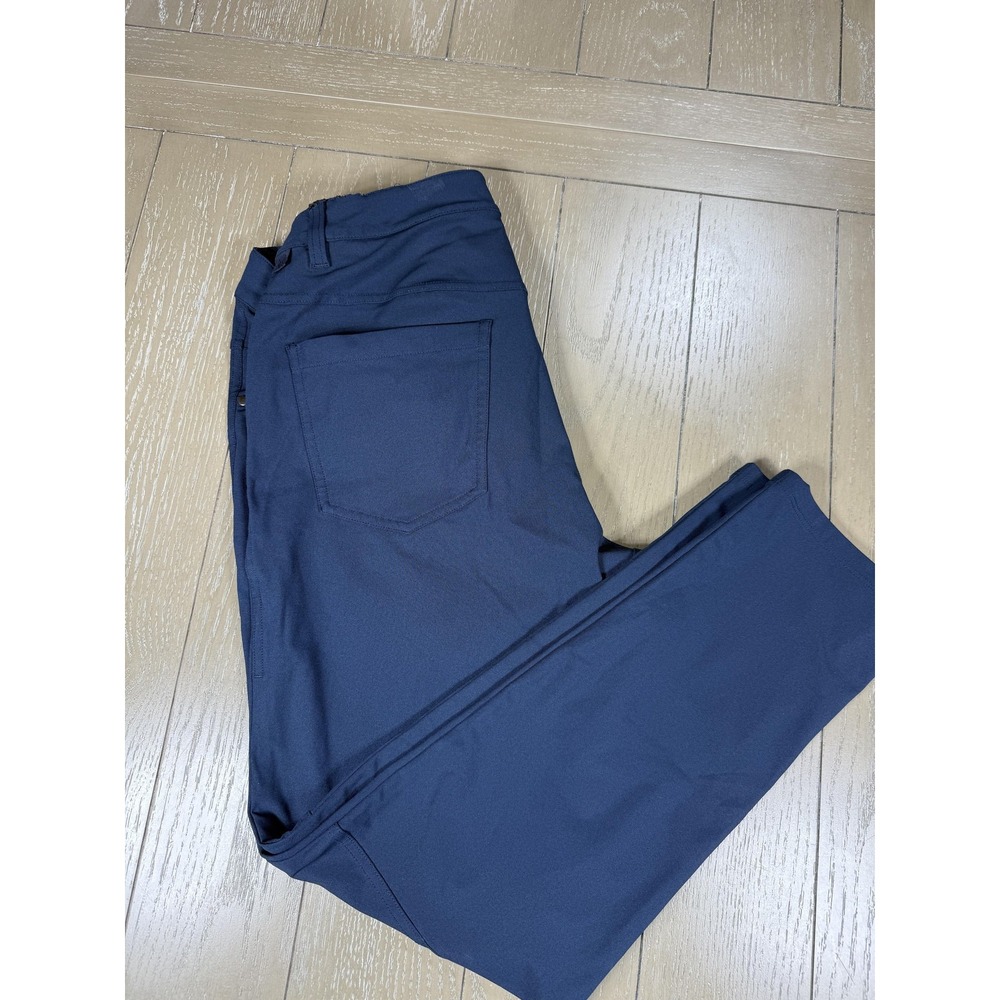 Lululemon‎ ABC Pants Mens 30 Blue ABC Slim 5 Pocket Chino Stretch Casual - Picture 2 of 16